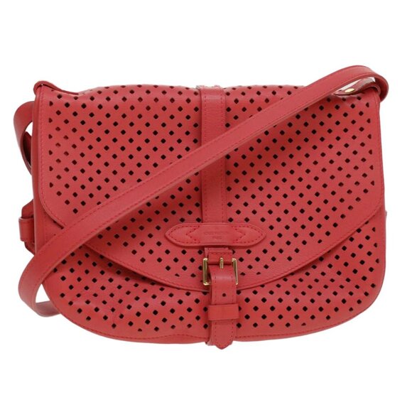 LOUIS VUITTON Perfo Furore Saumur Shoulder Bag Pink LV Auth 41755AM - Picture 1 of 16
